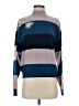 Christy Lynn 100% Laine (wool) Stripes Blue Wool Pullover Sweater Size S - photo 1