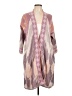 Peruvian Connection 100% Pima Cotton Pink Kimono Size L - photo 1