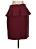 Love 21 100% Polyester Solid Burgundy Formal Skirt Size XS - photo 2