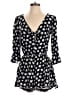 Abercrombie & Fitch 100% Rayon Hearts Black Romper Size S - photo 1