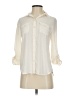 Ann Taylor LOFT 100% Polyester Ivory 3/4 Sleeve Blouse Size XS - photo 1