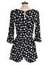 Abercrombie & Fitch 100% Rayon Hearts Black Romper Size S - photo 2