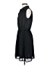 H&M 100% Polyester Solid Black Casual Dress Size 4 - photo 5