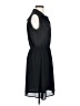 H&M 100% Polyester Solid Black Casual Dress Size 4 - photo 4
