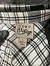 Como Vintage Plaid Silver Long Sleeve Blouse Size L - photo 7