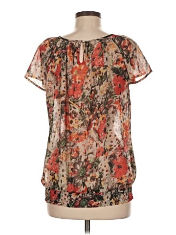 Criss Cross Short Sleeve Blouse (view 2)