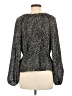 Universal Thread 100% Recycled Polyester Black Long Sleeve Blouse Size M - photo 2