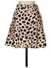 Aqua Animal Print Tan Casual Skirt Size XS - photo 1