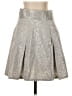 SEARLE Metallic Silver Formal Skirt Size 4 - photo 1