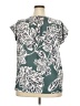Unbranded Teal Short Sleeve Blouse Size XXL - photo 2