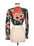Marissa Webb Green Orange Long Sleeve Blouse Size 8 - photo 2