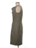 Chetta B 100% Polyester Argyle Gray Cocktail Dress Size 8 - photo 5