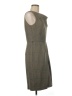 Chetta B 100% Polyester Argyle Gray Cocktail Dress Size 8 - photo 4
