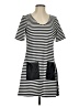 Pixley Stripes Black Casual Dress Size S - photo 1