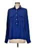 Renvy 100% Polyester Blue Long Sleeve Blouse Size M - photo 1