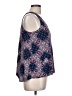 Red Camel 100% Rayon Blue Sleeveless Blouse Size L - photo 4