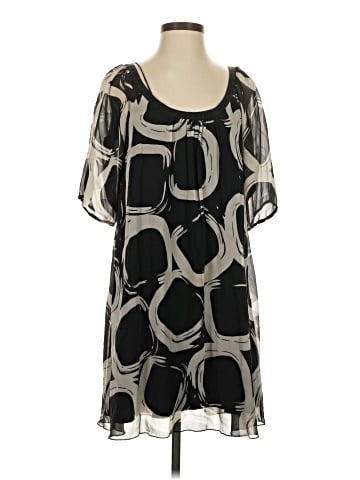 Kensie Short Sleeve Silk Top (view 1)