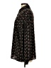 Molly Bracken 100% Polyester Paisley Black Long Sleeve Blouse Size L - photo 5