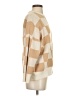 Talula Checkered-gingham Tan Pullover Sweater Size S - photo 4
