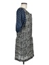 Ecote 100% Polyester Graphic Blue Casual Dress Size M - photo 4