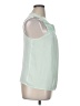 Elle 100% Polyester Green Sleeveless Blouse Size XL - photo 4