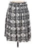 NY Collection Print Gray Casual Skirt Size L - photo 1