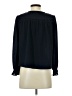 Current Air Polka Dots Blue Long Sleeve Blouse Size XS - photo 2