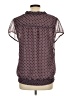 Apt. 9 100% Polyester Burgundy Short Sleeve Blouse Size L - photo 2