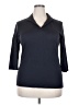 Leggiadro Blue 3/4 Sleeve Top Size 18 - 20 - photo 1
