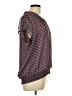 Apt. 9 100% Polyester Burgundy Short Sleeve Blouse Size L - photo 4