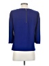 Zara 100% Polyester Blue 3/4 Sleeve Top Size S - photo 2