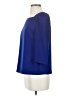 Zara 100% Polyester Blue 3/4 Sleeve Top Size S - photo 5