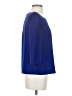 Zara 100% Polyester Blue 3/4 Sleeve Top Size S - photo 4