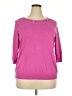 Worthington Pink Pullover Sweater Size 2X - photo 1
