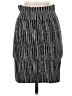 BCBGMAXAZRIA Metallic Silver Casual Skirt Size S - photo 1