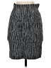 BCBGMAXAZRIA Metallic Silver Casual Skirt Size S - photo 2