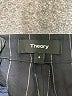 Theory Stripes Blue Linen Pants Size 6 - photo 7