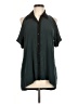 XXI 100% Polyester Green Short Sleeve Blouse Size M - photo 1