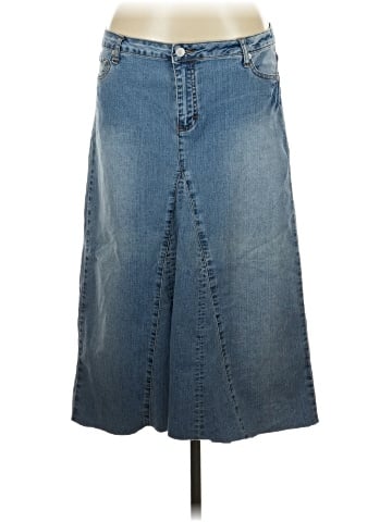 Route 66 Denim Skirt (view 1)