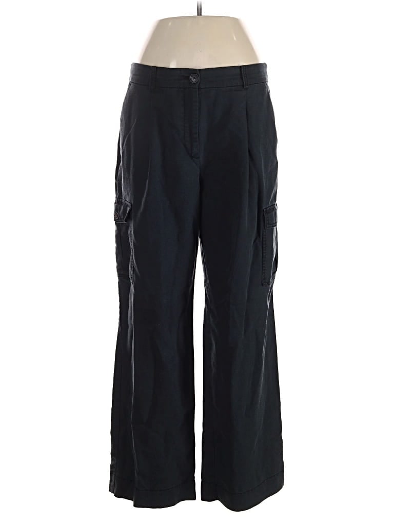 Pre-owned Ann Taylor Loft Cargo Pants In Black