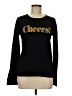 J.Crew Factory Store Graphic Solid Black Pullover Sweater Size M - photo 1