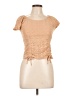 Assorted Brands Tan Short Sleeve Top Size L - photo 1