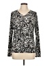 Tahari Black Long Sleeve Blouse Size L - photo 1