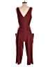 Athleta Solid Burgundy Jumpsuit Size S - photo 2