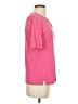Talbots 100% Cotton Pink Short Sleeve Top Size S - photo 4