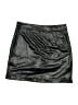 Greg Norman 100% Polyester Metallic Black Faux Leather Skirt Size 6 - photo 2