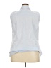 Lane Bryant Blue Sleeveless Button-Down Shirt Size 18 (estimated) - photo 2