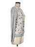 Bass 100% Cotton Argyle Silver Pullover Sweater Size M - photo 4