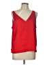 Vince Camuto 100% Polyester Red Sleeveless Top Size L - photo 1