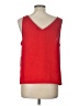 Vince Camuto 100% Polyester Red Sleeveless Top Size L - photo 2
